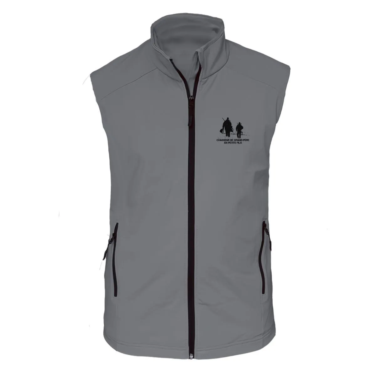 Gilet softshell – Chasseur de grand père en petit fils