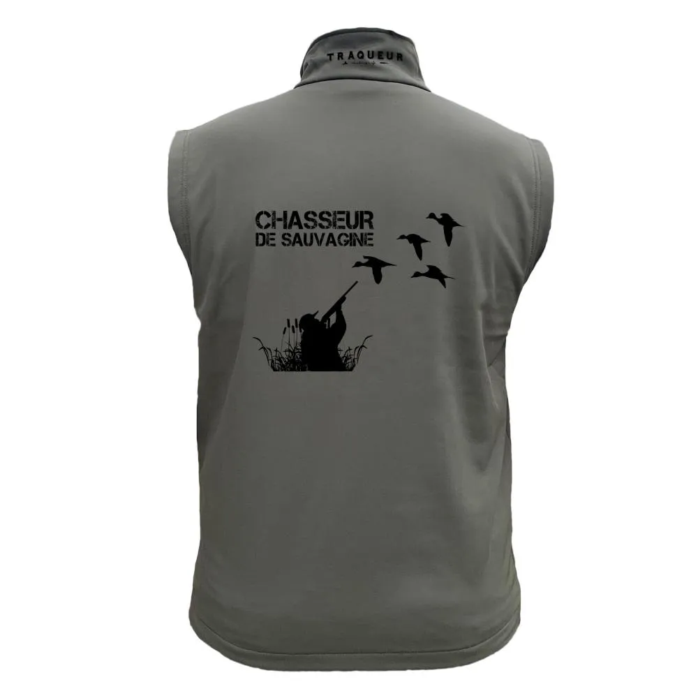 Gilet softshell – Chasseur de Sauvagine