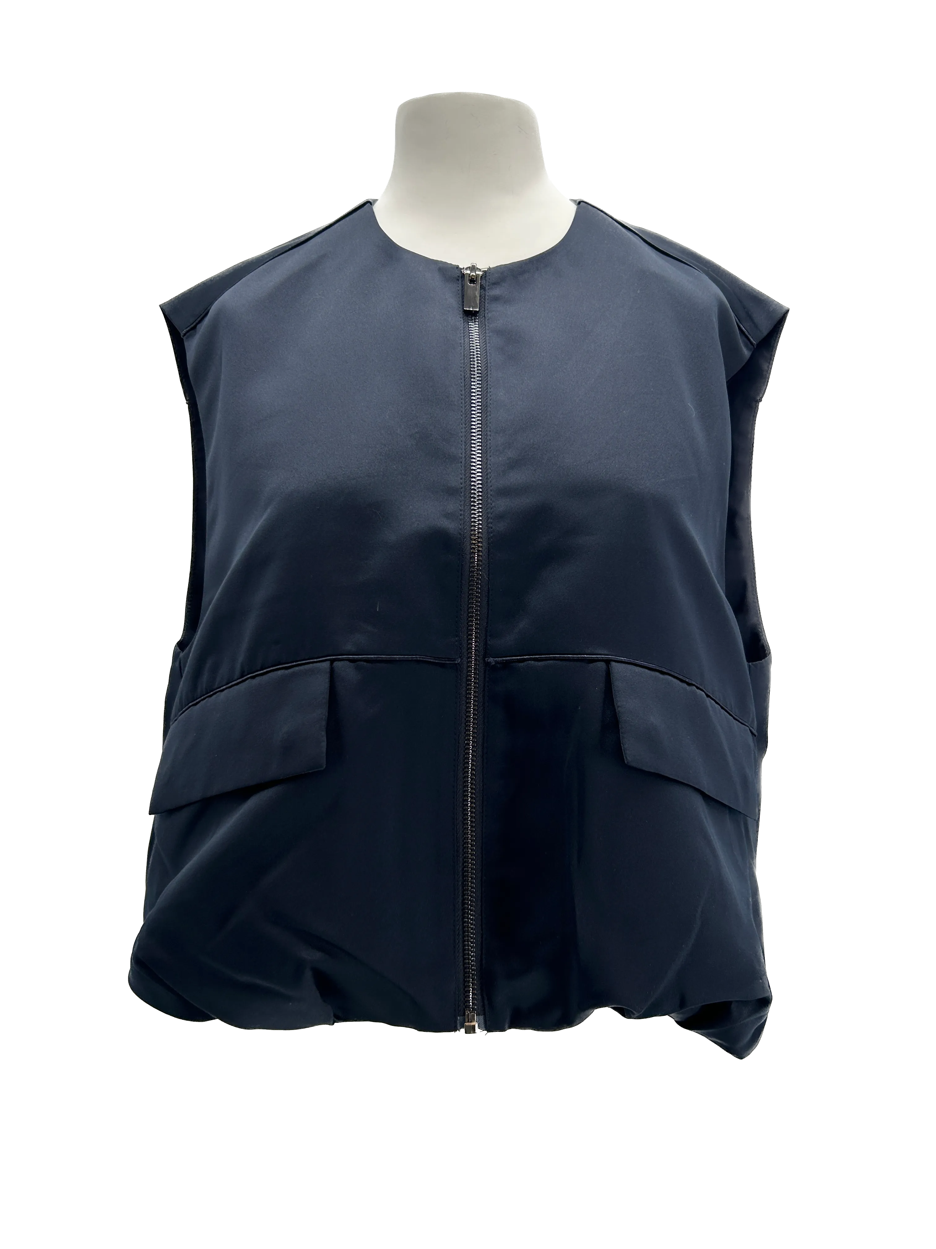 Gilet zippé noir