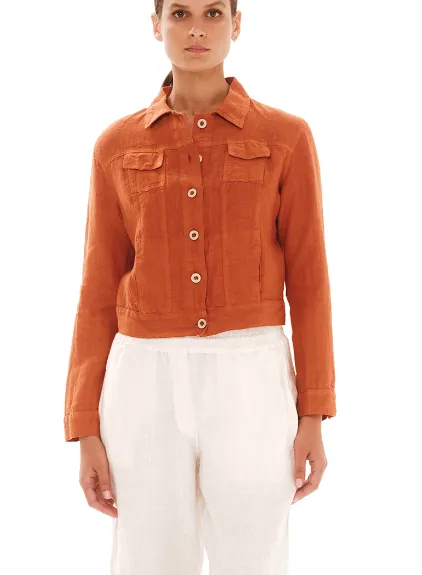 HARIS COTTON- BLOUSON EN LIN REF: JKT-2165