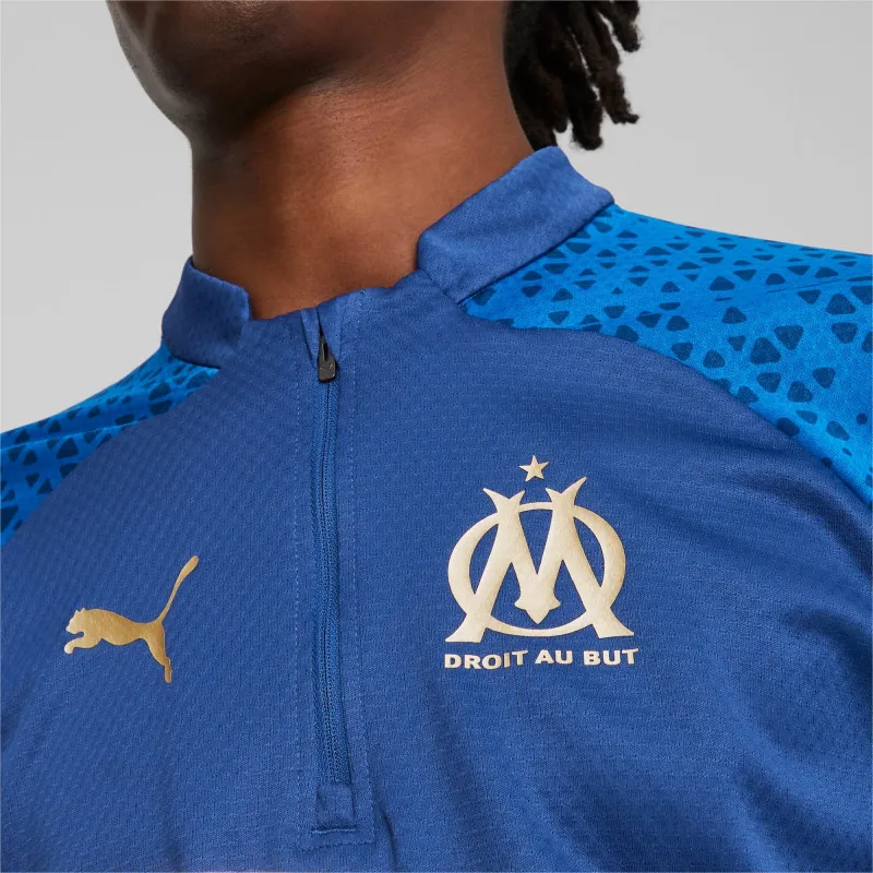 Haut d'entraînement homme Puma Olympique De Marseille - Bleu roi