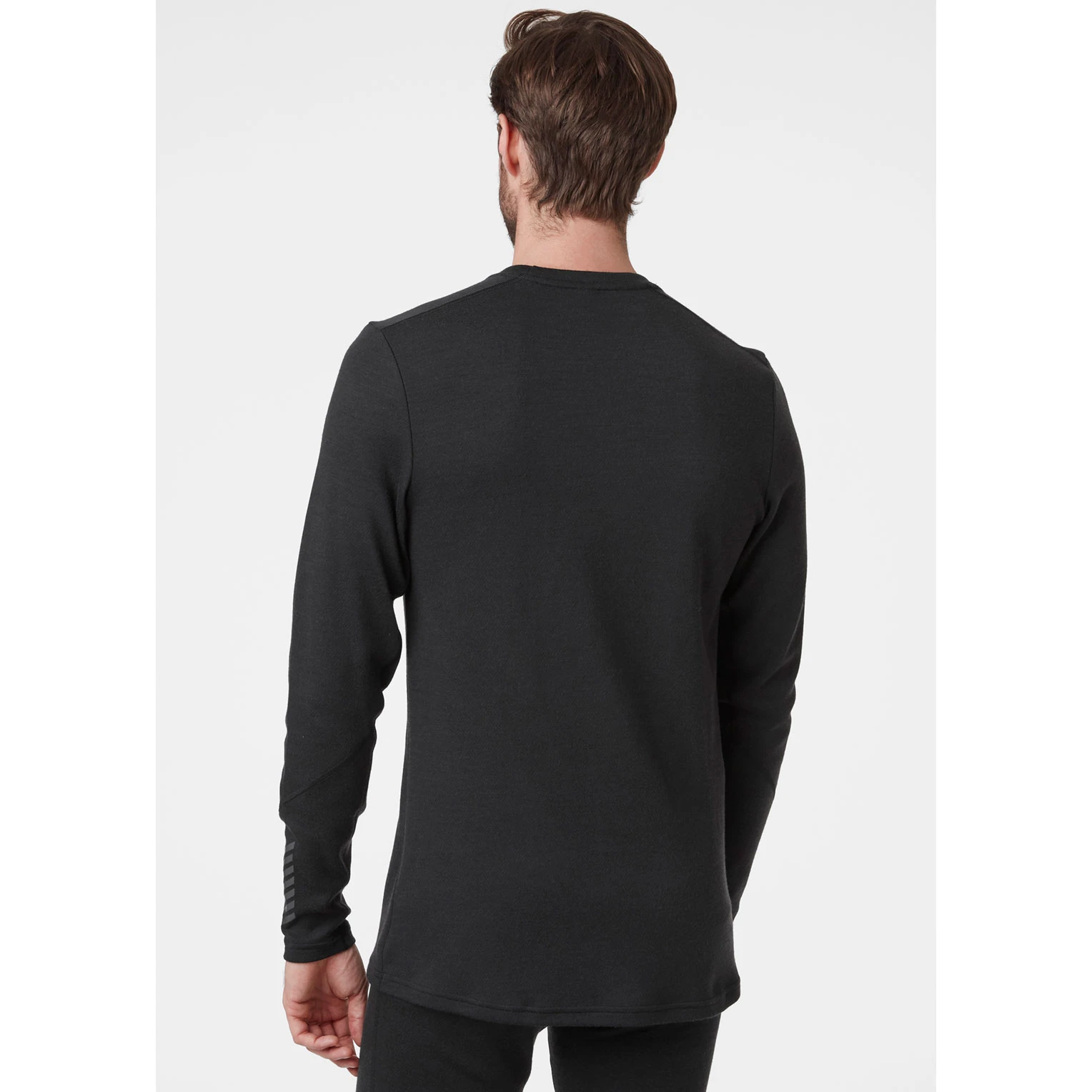 haut helly hansen lifa merino midweight crew black