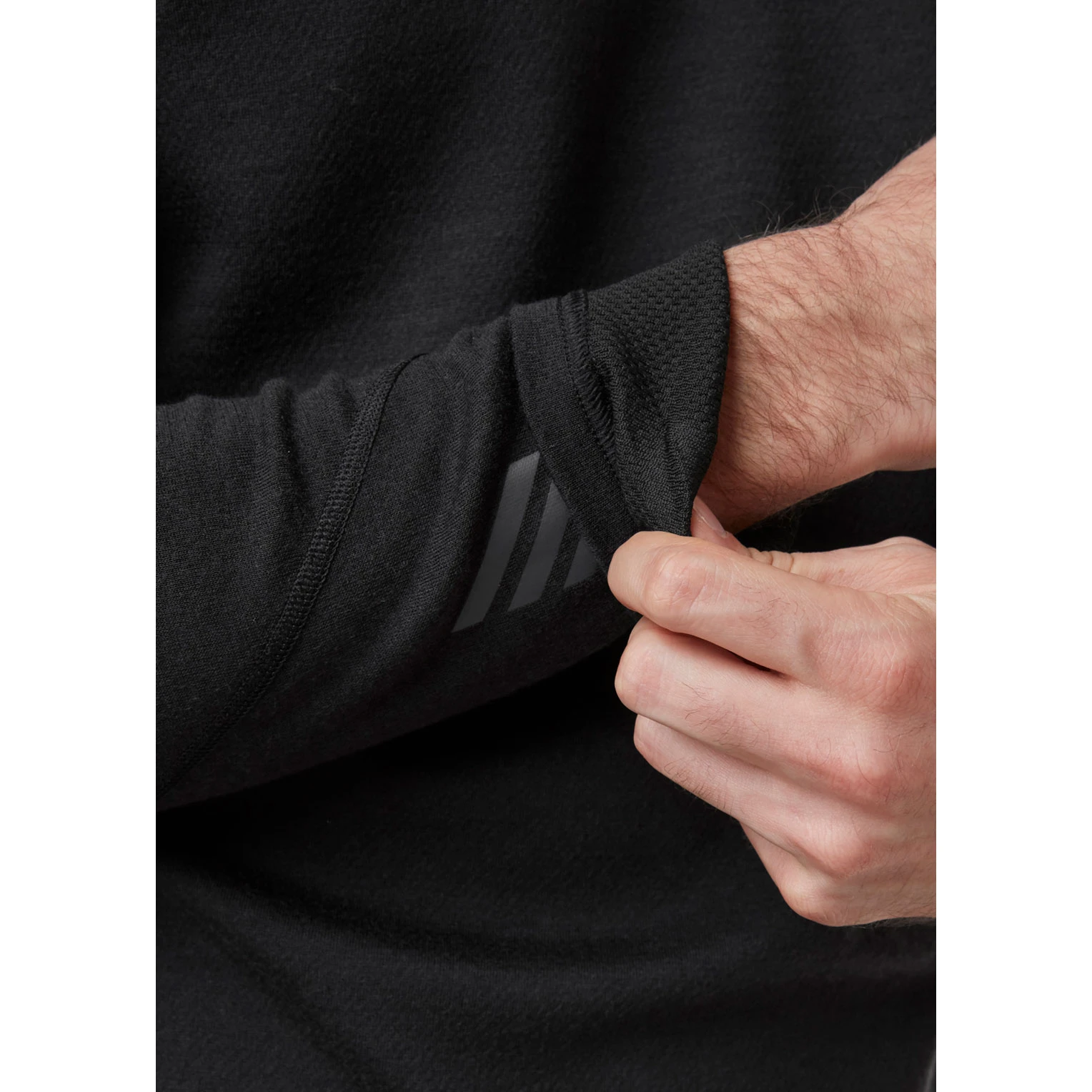 haut helly hansen lifa merino midweight crew black