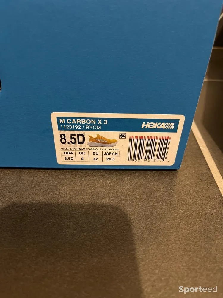 Hoka Carbon X 3  d'occasion Ajouté le : 20/11/2022