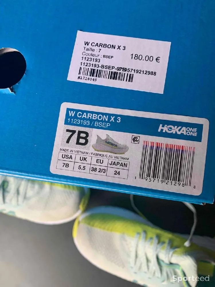 Hoka Carbon x3 d'occasion Ajouté le : 26/07/2023