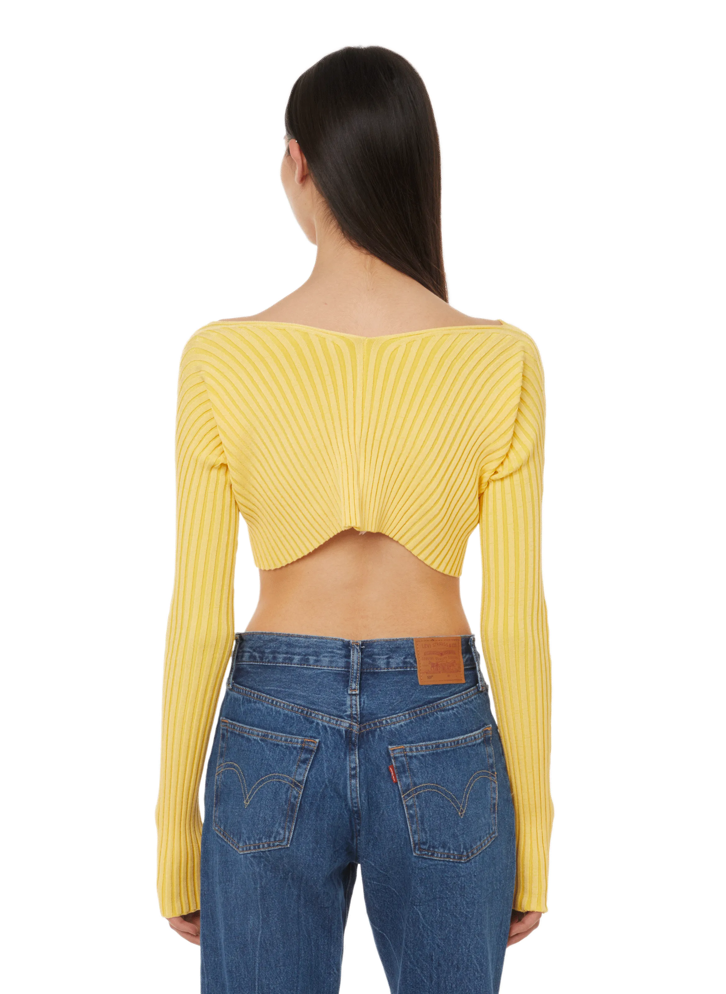 JACQUEMUS  La Maille Pralu - Jaune