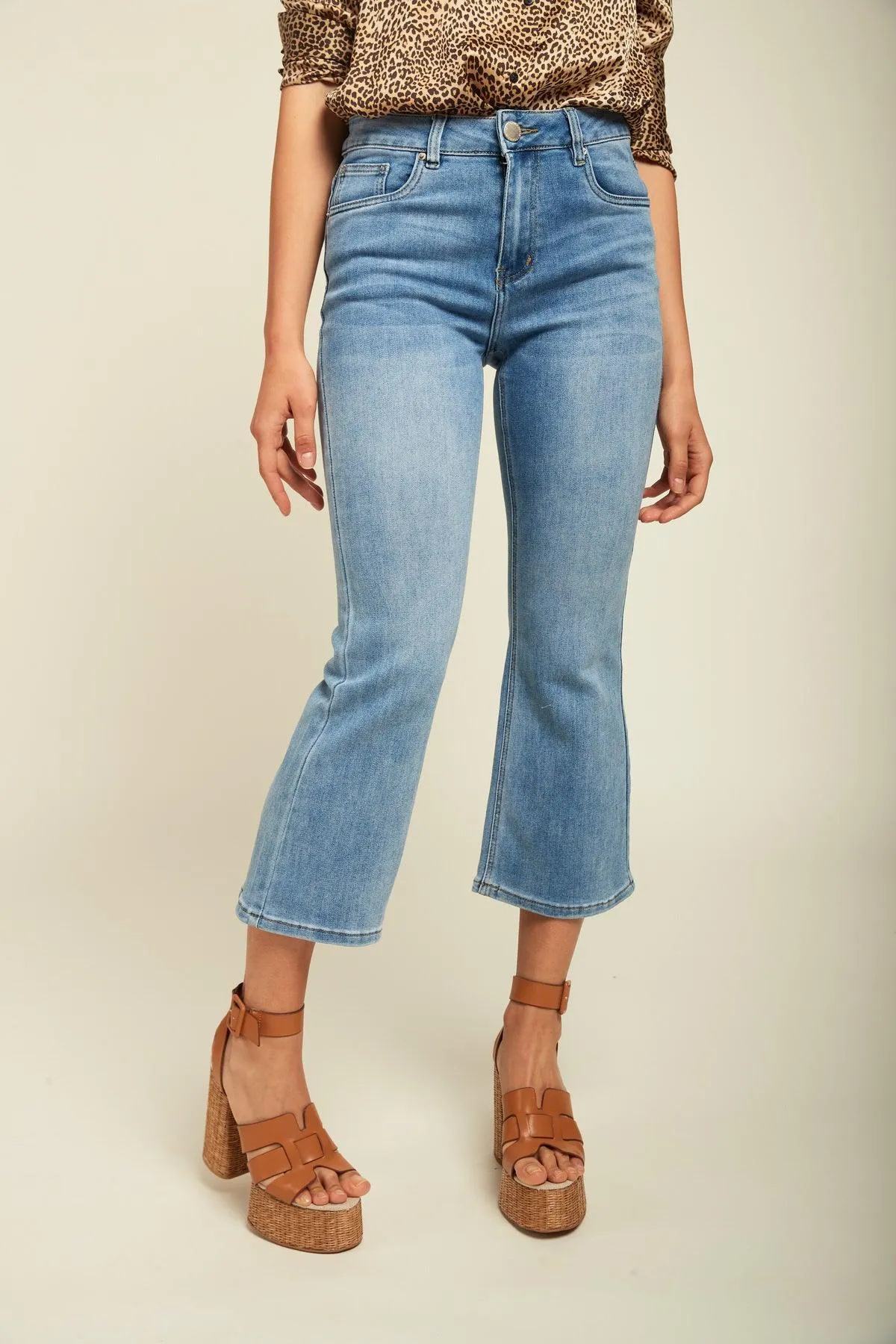 Jean bootcut court - Jills