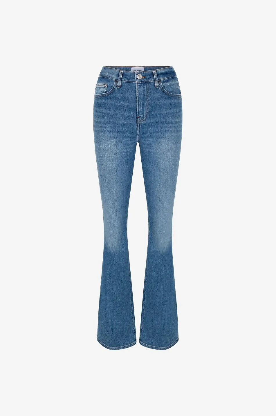 Jean bootcut en coton mélangé