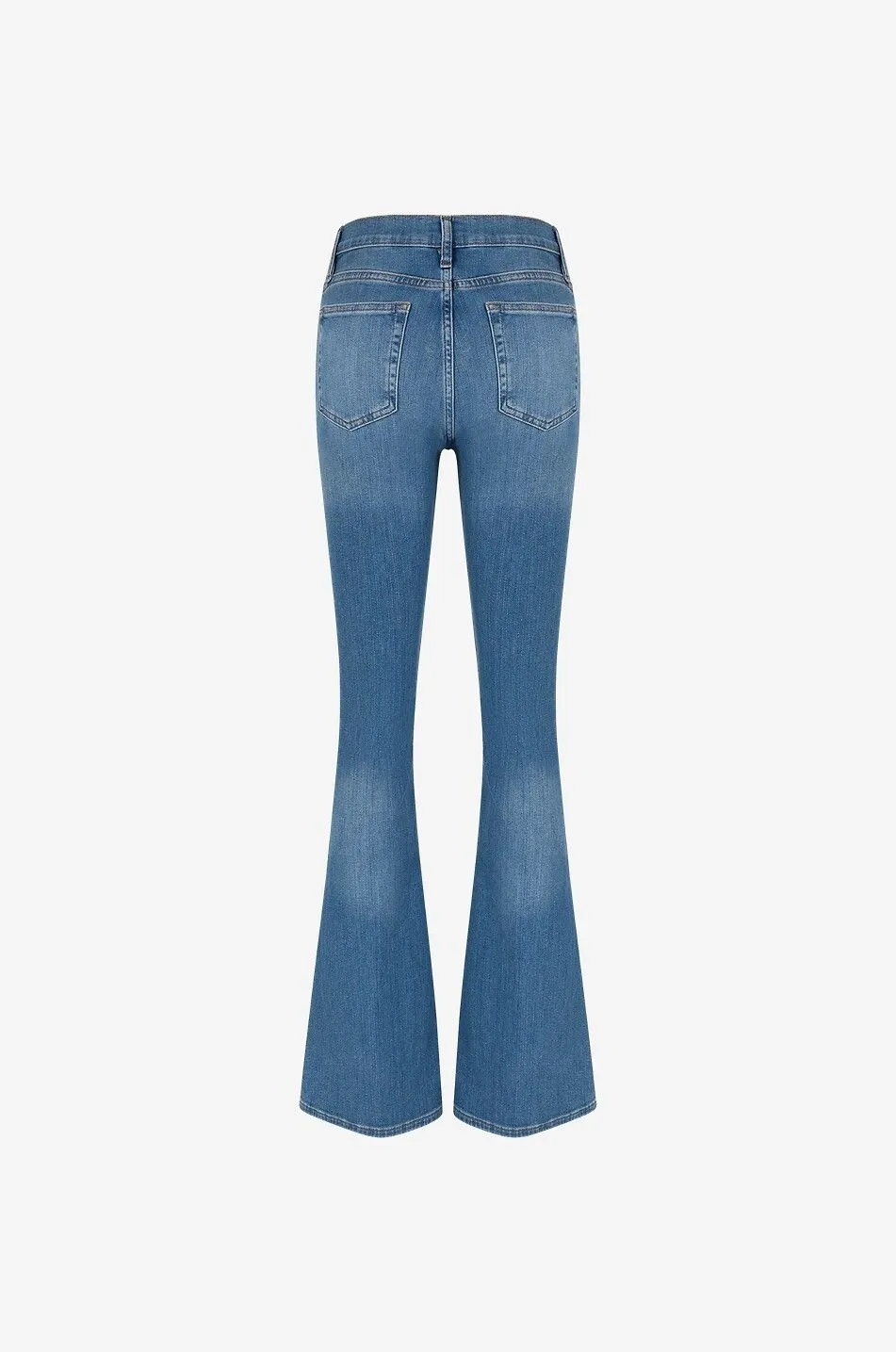 Jean bootcut en coton mélangé