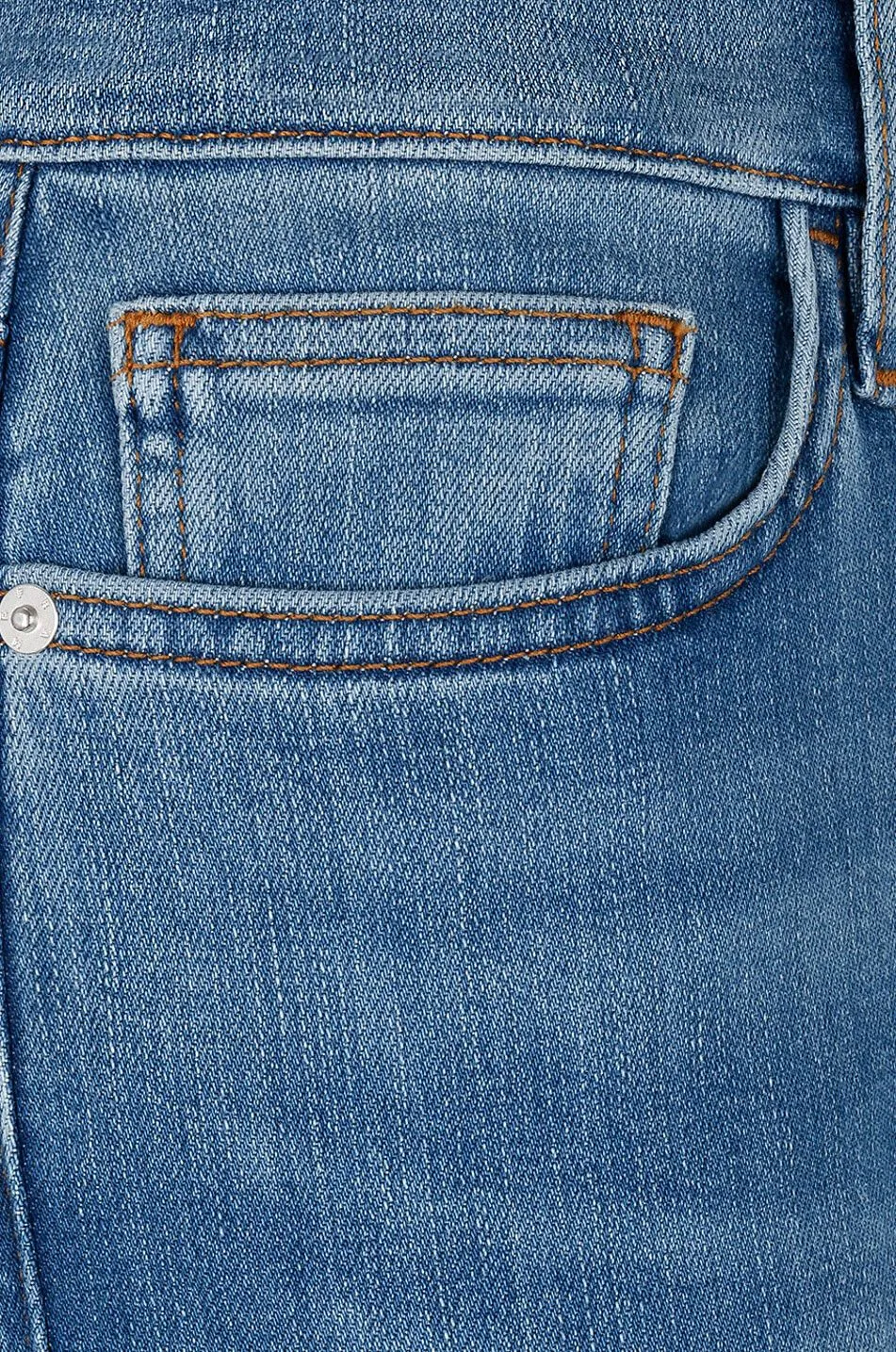 Jean bootcut en coton mélangé