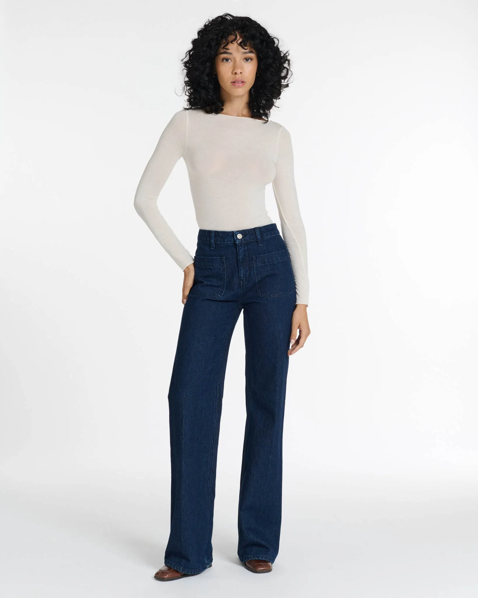 Jean Bootcut Stretch Femme Nina denim BRUT