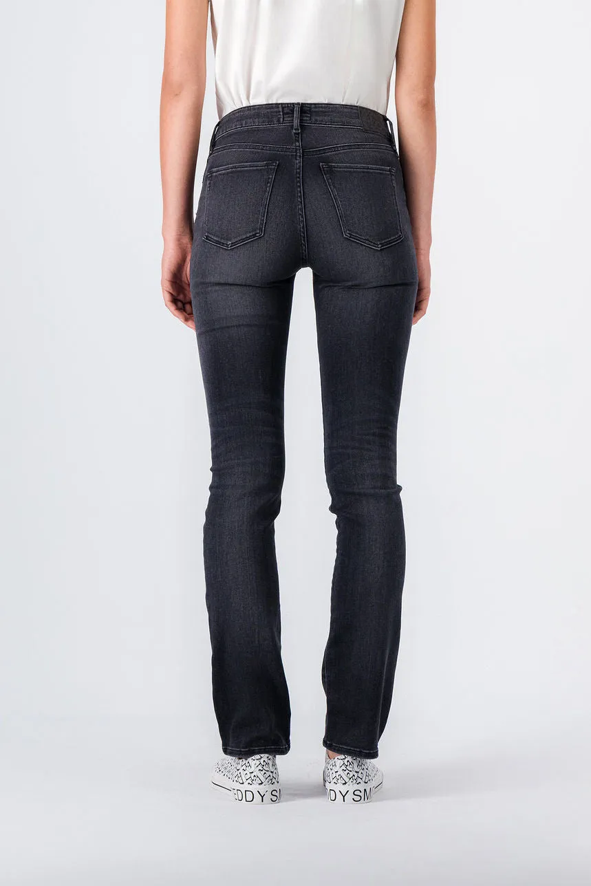 Jean denim coupe 5 poches P-PEPPER STRAIGHT BLACK USED