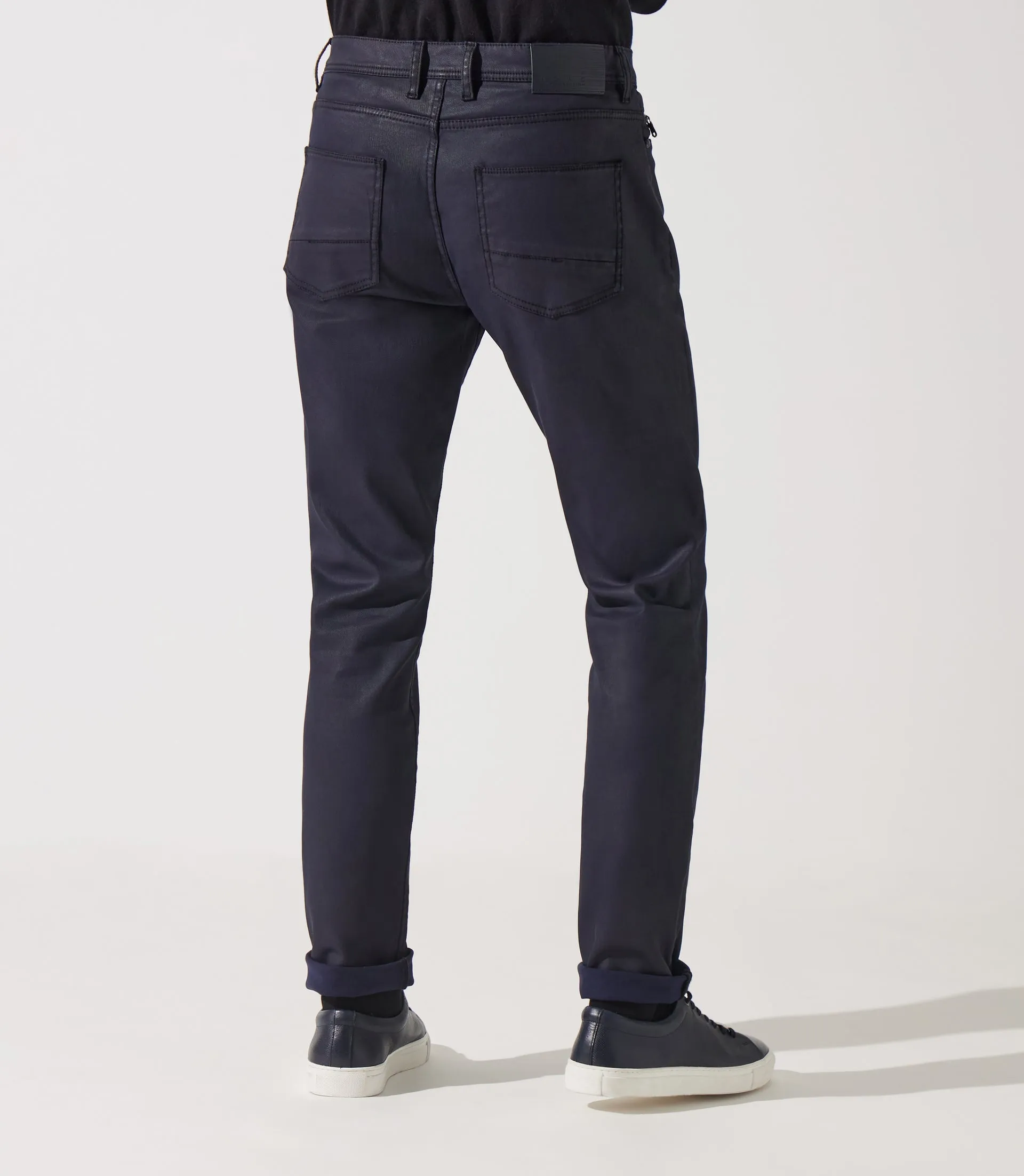 Jean slim denim enduit marine ECHO