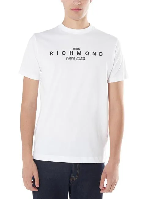 John Richmond Kamada T-Shirt En Cotton Blanche - Achetez À Prix Outlet!