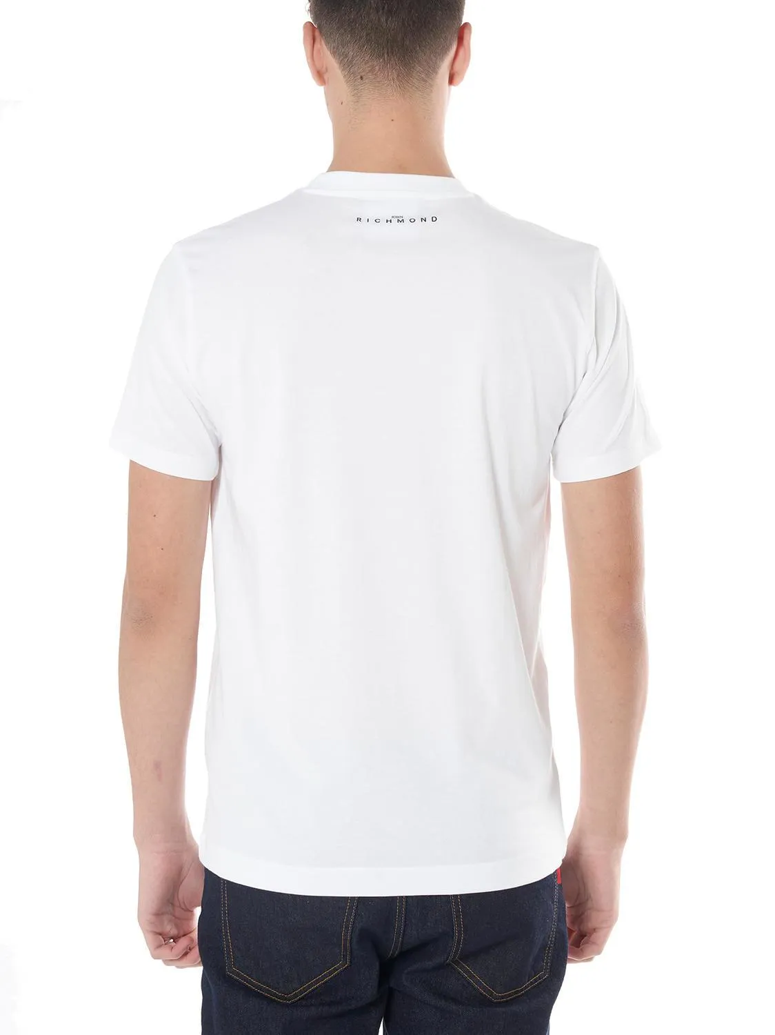 John Richmond Kamada T-Shirt En Cotton Blanche - Achetez À Prix Outlet!