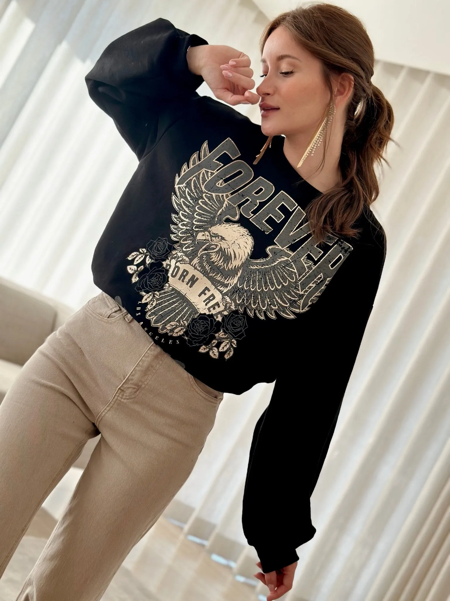 Le sweat Oxana noir