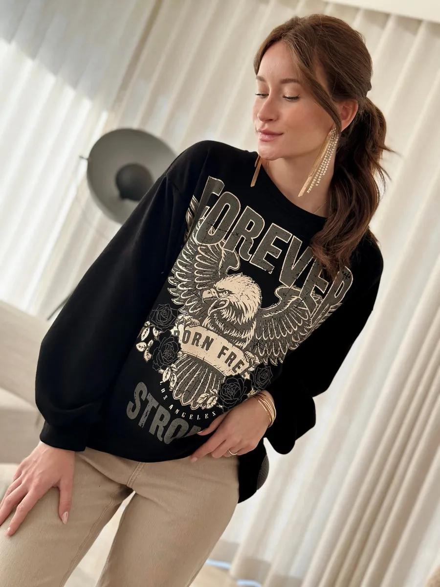 Le sweat Oxana noir