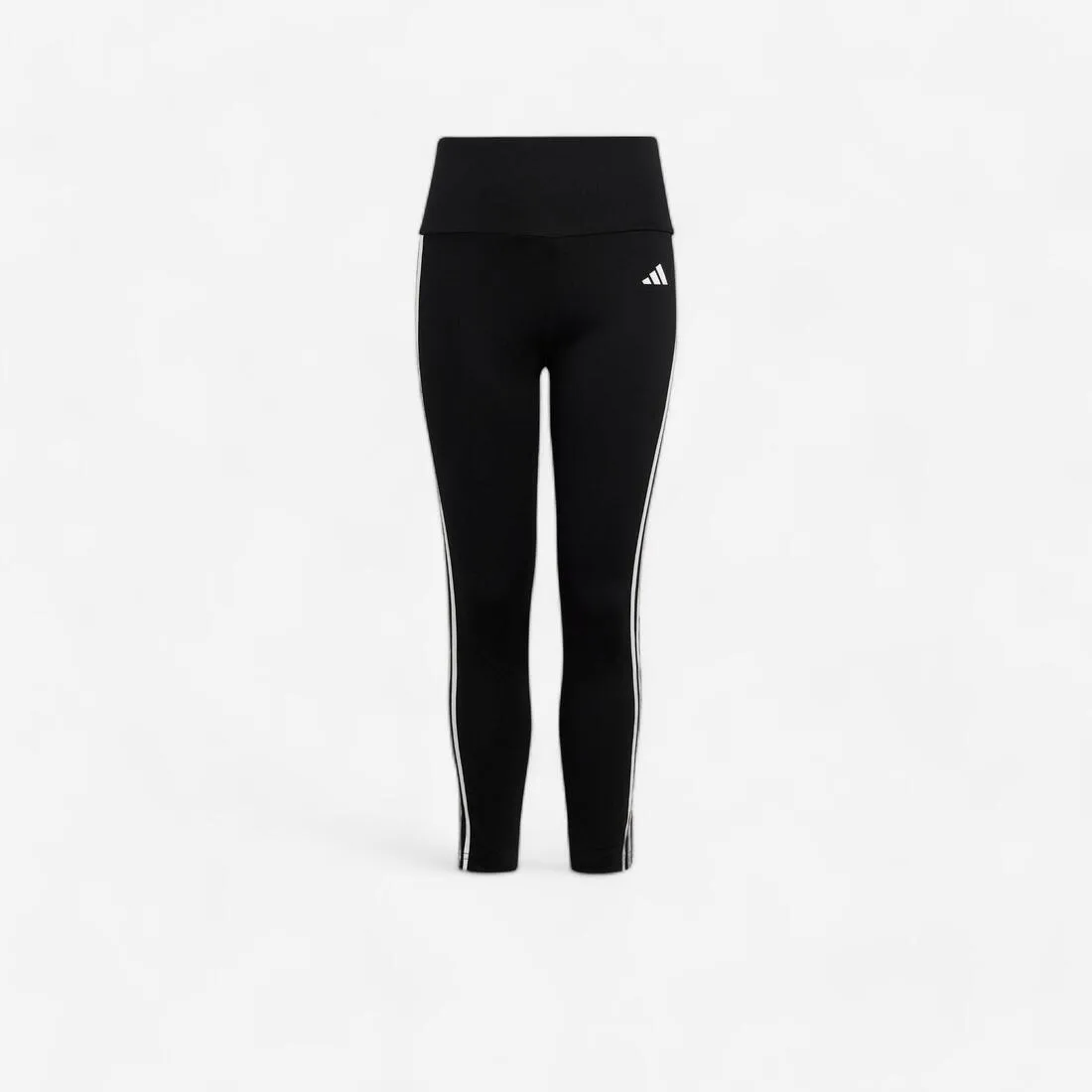 Legging adidas fille synthétique - noir et blanc