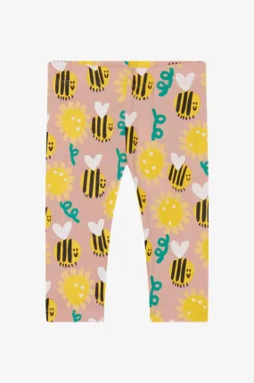 Legging bébé en jersey Bumblebees and Sunflowers