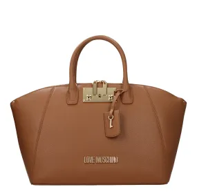 Love Moschino Hand Sacs Femmes Polyuréthane Brown / Camel