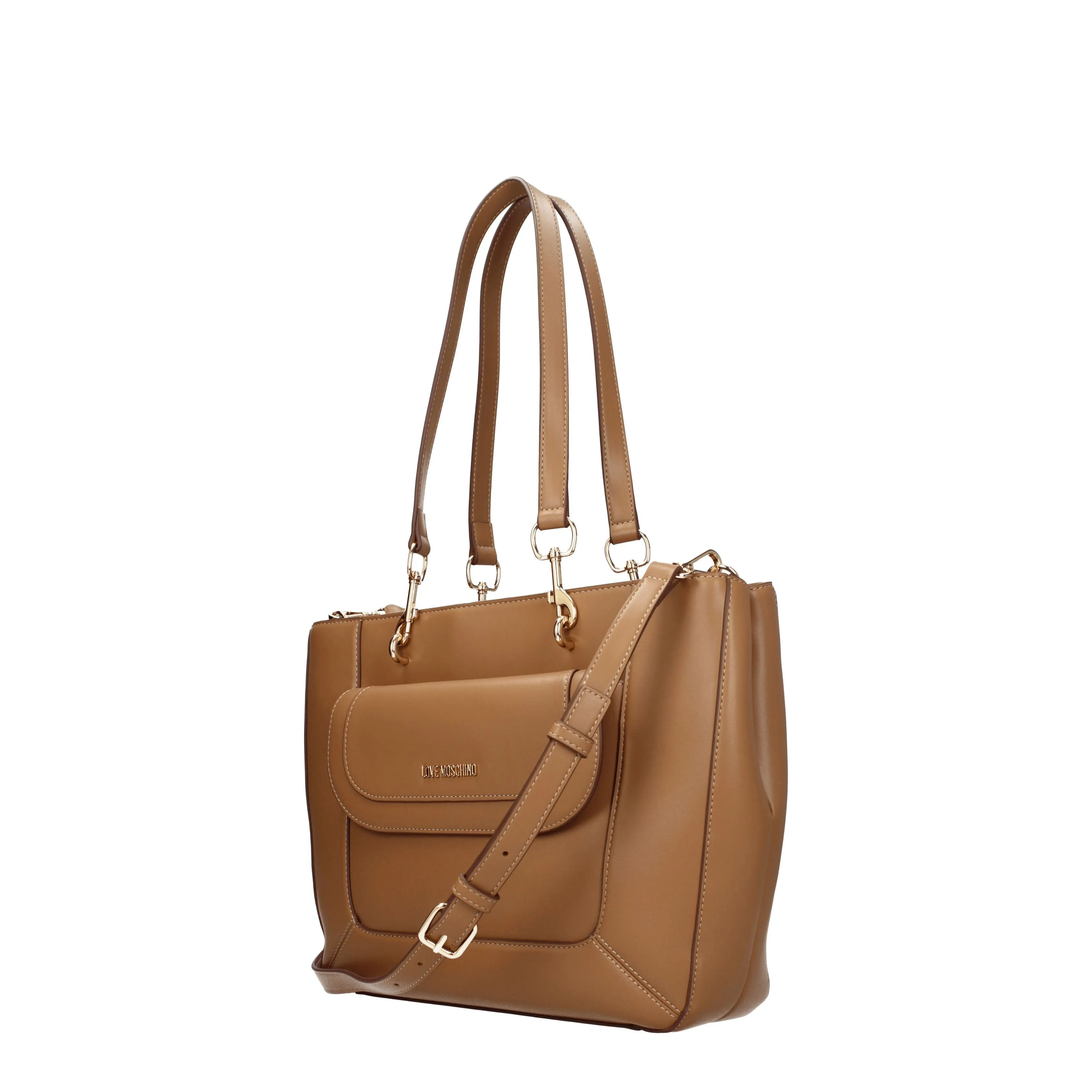 Love Moschino Sacs Sacs Eco Friendly Woman Polyuréthane Brown / Camel