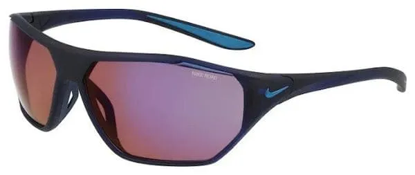 Lunettes Nike Aero Drift E - Road Tint Blue Mirror Noir Bleu