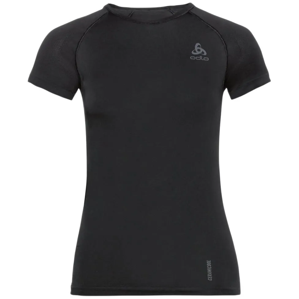 Maillot de Corps Odlo Femme Crew Neck S/S Performance X-Light Black