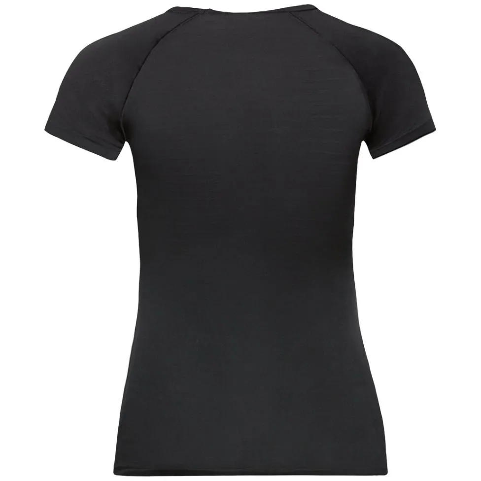 Maillot de Corps Odlo Femme Crew Neck S/S Performance X-Light Black