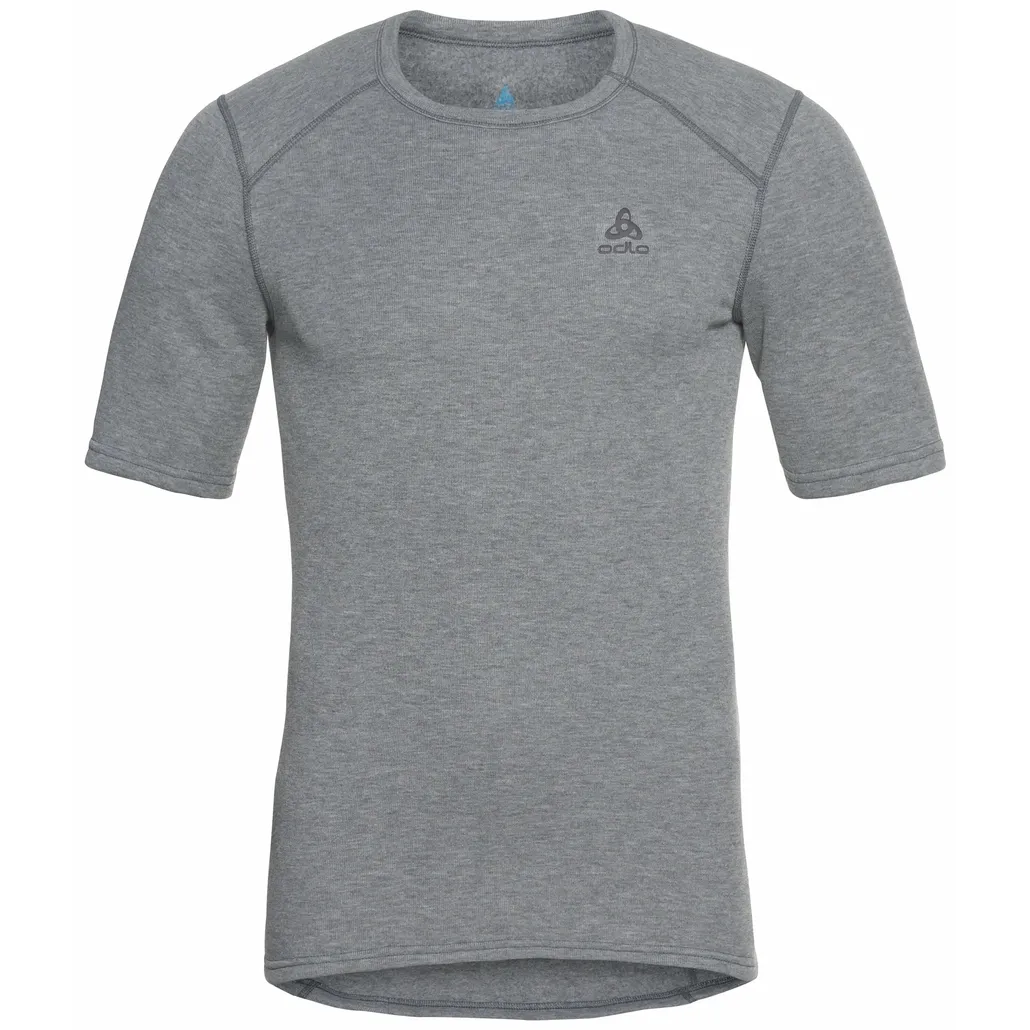 Maillot de Corps Odlo Men BL Top Crew Neck S/S Active Warm Eco Odlo Steel Grey Melange