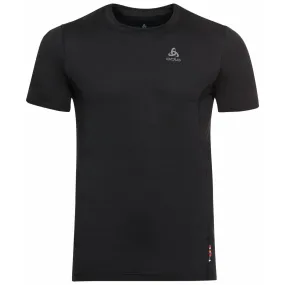 Maillot de Corps Odlo Men BL Top Crew Neck S/S Merino 130 Black