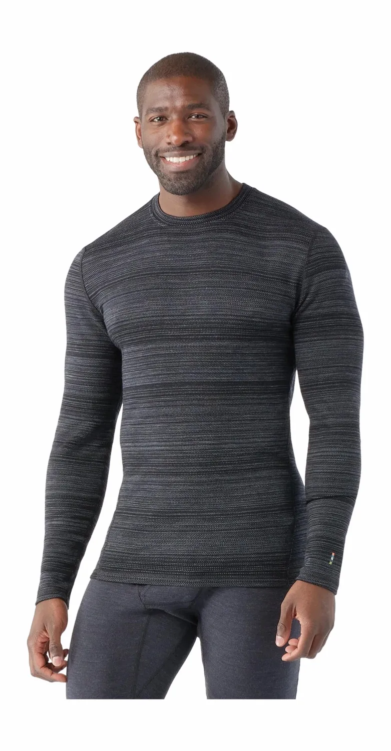 Maillot de Corps Smartwool Men Classic Thermal Merino Base Layer Crew Boxed Black Color Shift