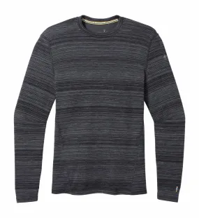 Maillot de Corps Smartwool Men Classic Thermal Merino Base Layer Crew Boxed Black Color Shift