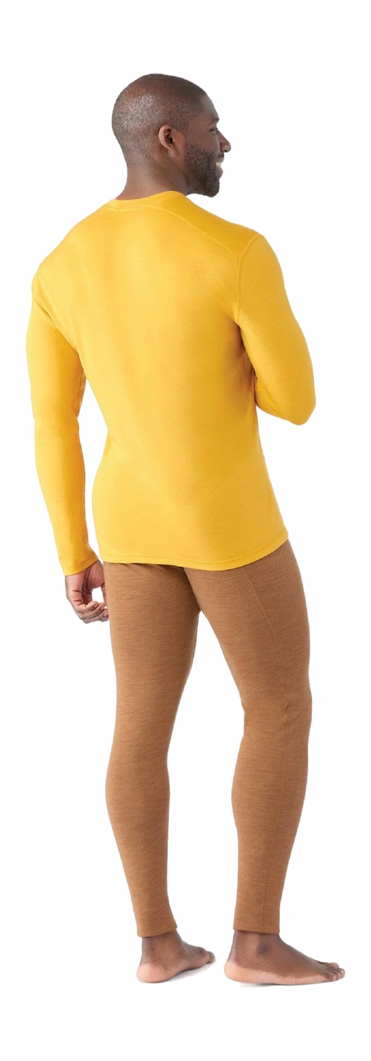 Maillot de Corps Smartwool Men Classic Thermal Merino Base Layer Crew Boxed Honey Gold