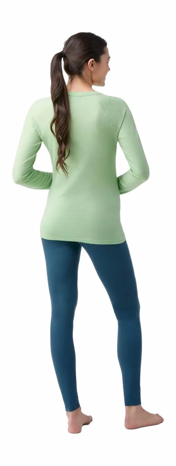 Maillot de Corps Smartwool Women Classic All-Season Merino Base Layer Long Sleeve Boxed Pistachio