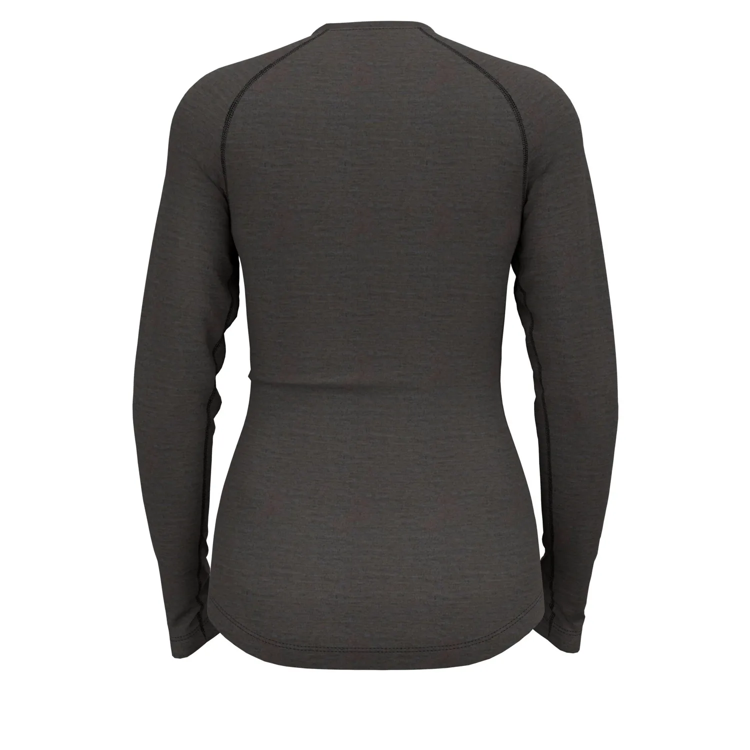 Maillot de orps Odlo Femme Bl Top Crew Neck L/S Natural Performance Grey Melange Dark Grey Melange