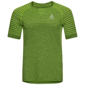 Maillot de Sport Odlo Men SS Crew Neck Essential Seamless Lime Green Melange