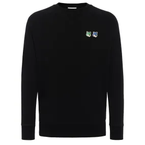 Maison Kitsunè Double Monochrome noir sweat-shirt