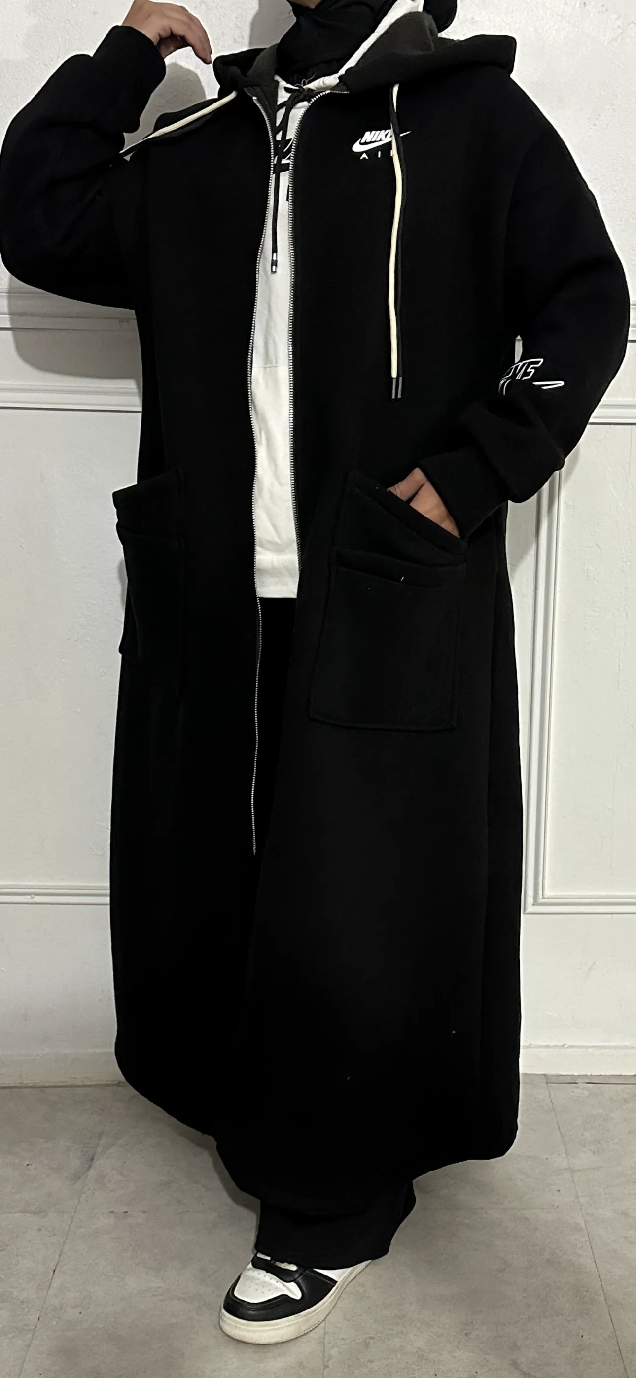 MANTEAU CONFY MAXI BLACK