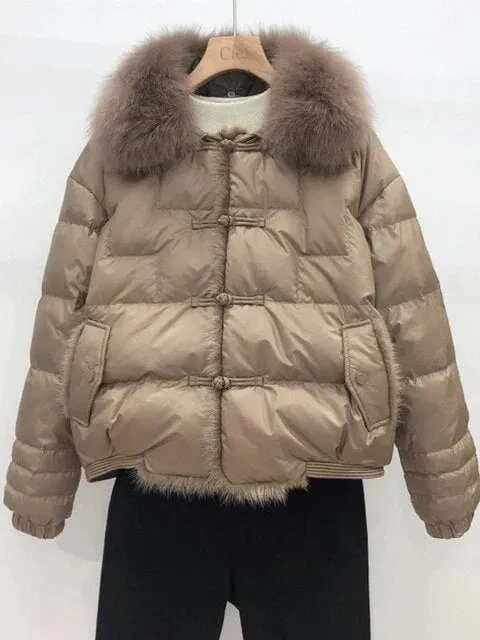 Manteau matelassé ample Lara - Chaud et vintage