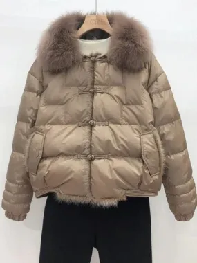 Manteau matelassé ample Lara - Chaud et vintage