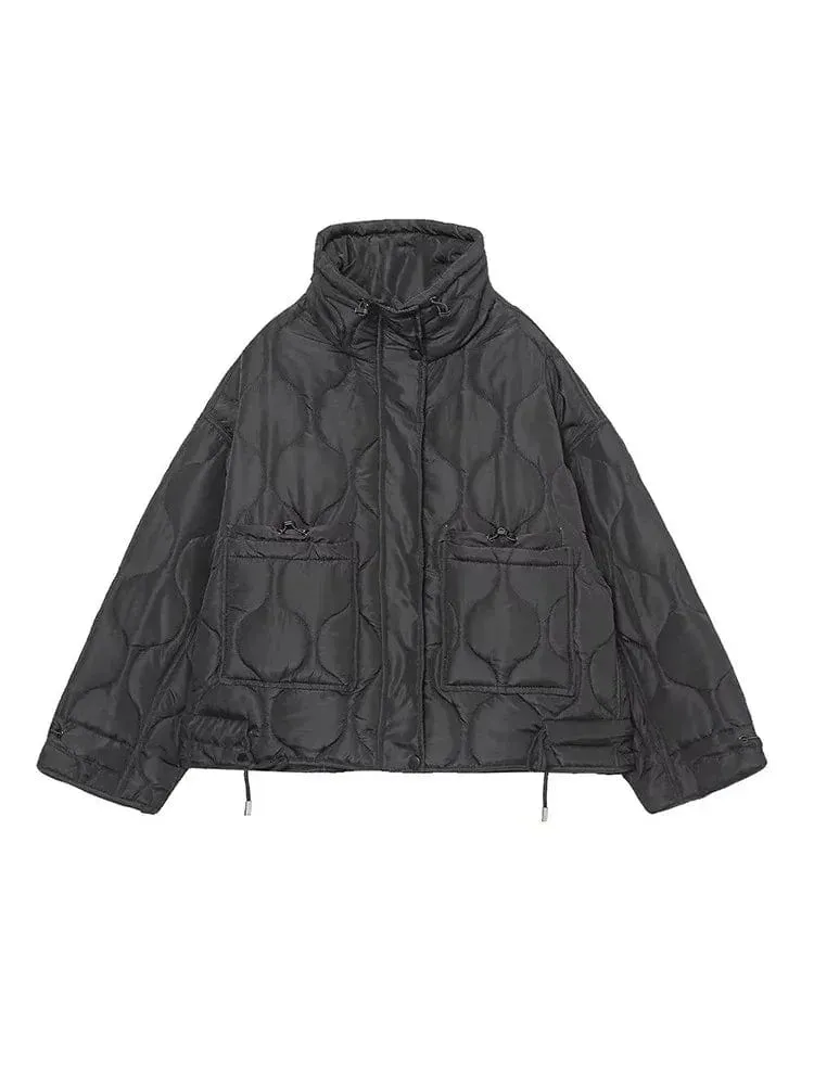 Manteau Matelassée Noir