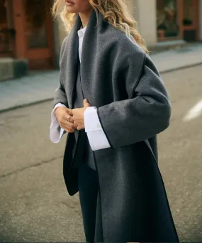 Mariah | Manteau légant Minimaliste avec charpe