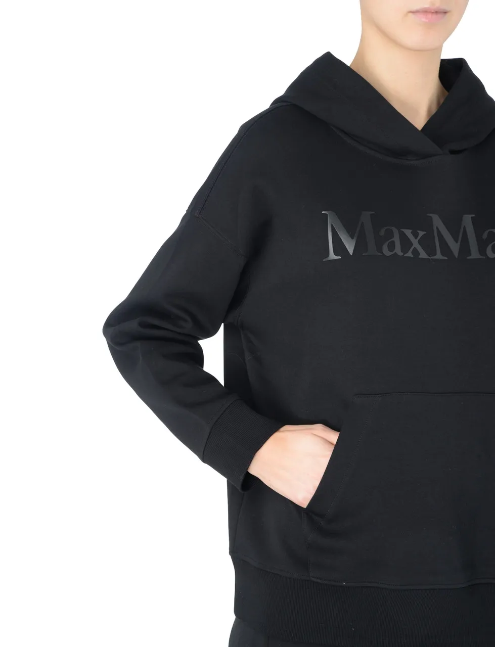 Max Mara Sweat à capuche 'S noir