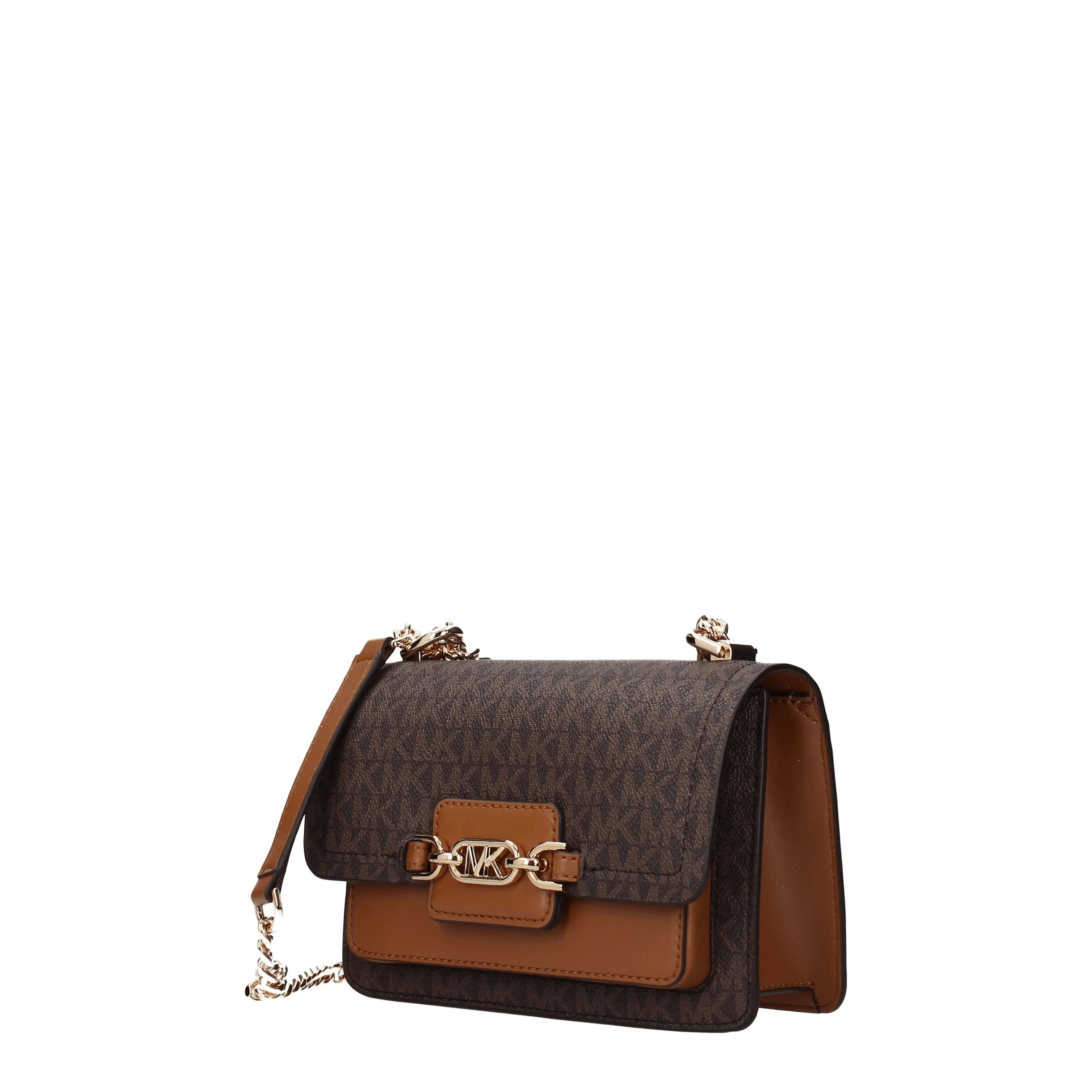 Michael Kors Sacs d'épaule Heather xs Tissu des femmes brunes / glands