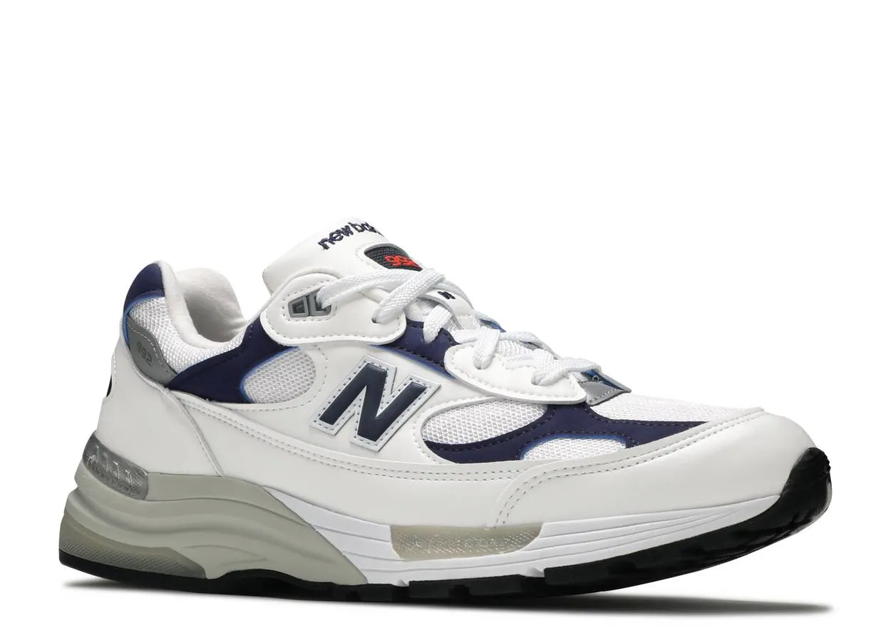 New Balance 992 White Navy