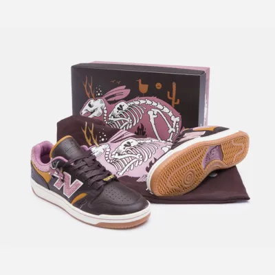 NEW BALANCE NUMERIC x JEREMY FISH - NM 480 FXT - Brown Pink