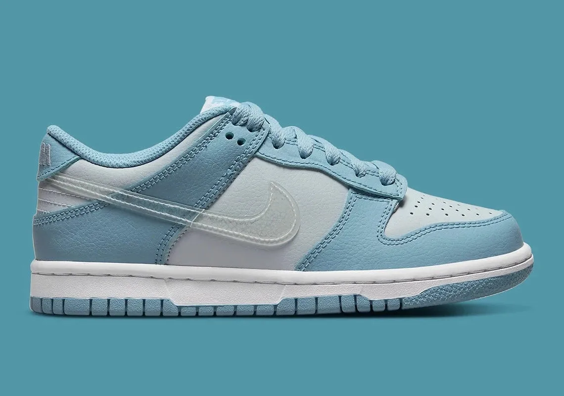 Nike Dunk Low Clear Blue Swoosh