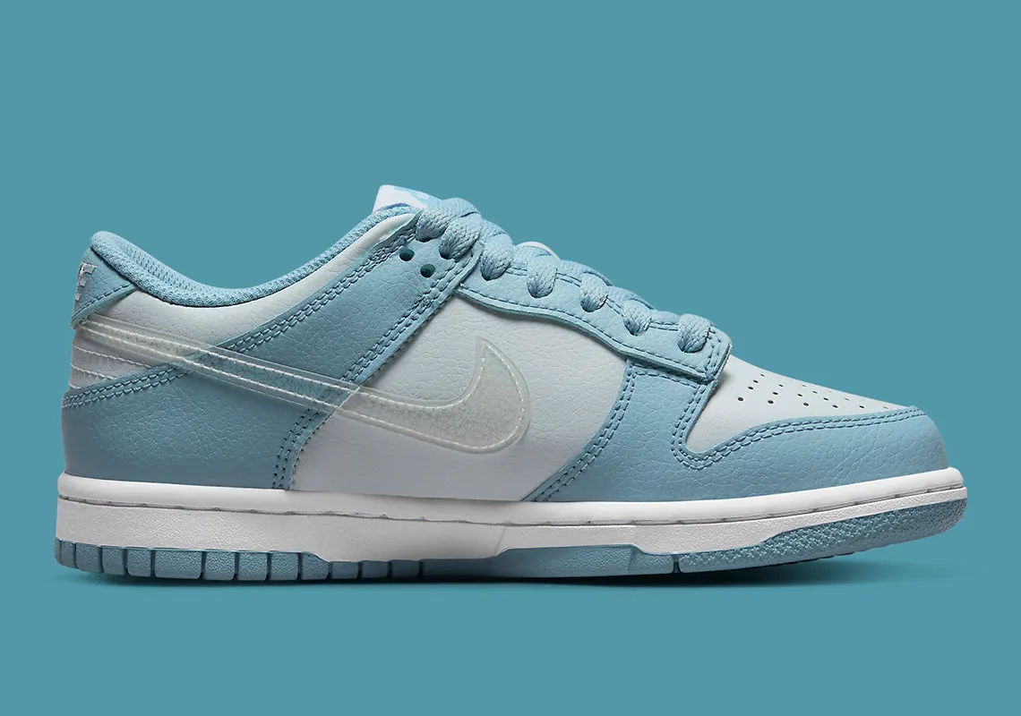 Nike Dunk Low Clear Blue Swoosh