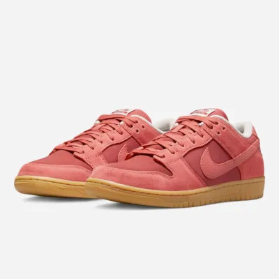 NIKE SB - DUNK LOW PRO PREMIUM - Adobe / Adobe - Phantom - Gum Light Brown