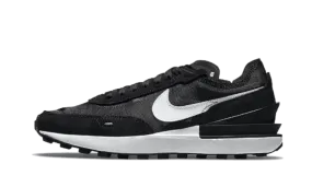 Nike Waffle One Black White Swoosh